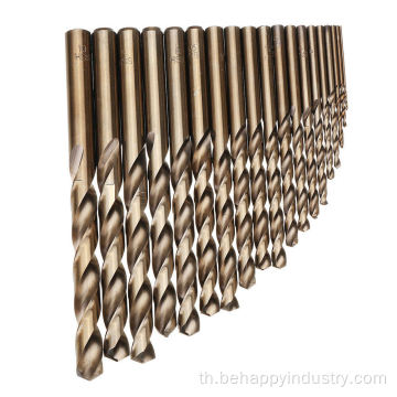 Twist Drill Bit Set สำหรับการขุดเจาะไม้โลหะ